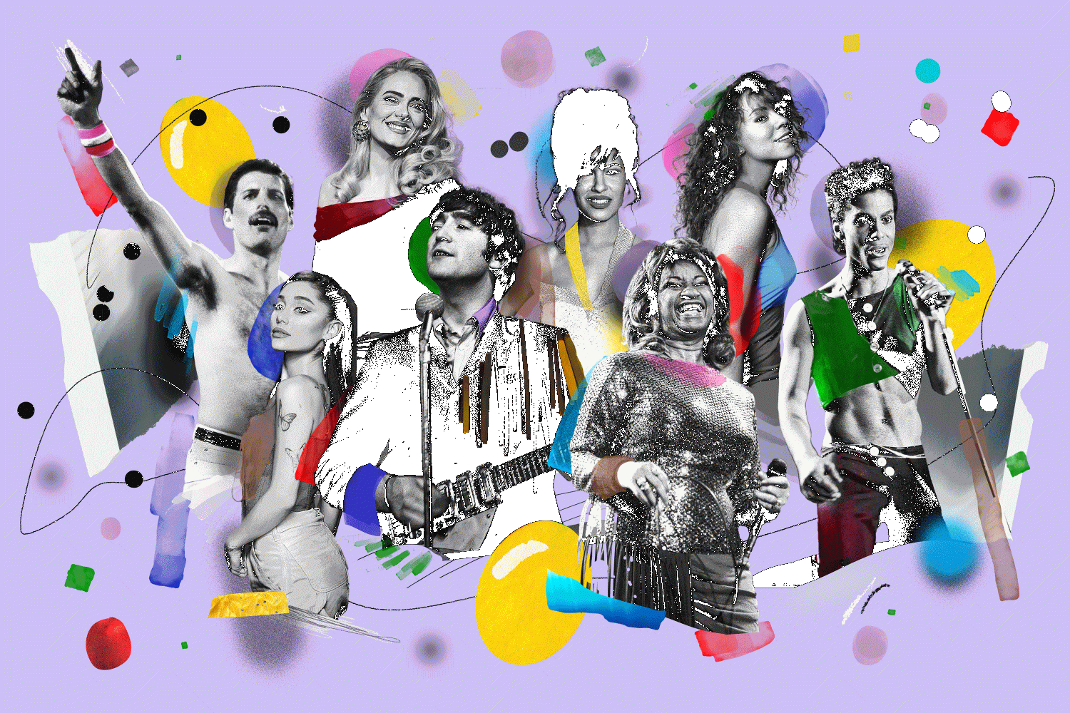 RollingStone  200 Greatest Singers Collage