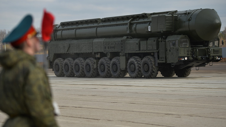 An intercontinental ballistic missile "Yars". ©  Sputnik/Vladimir Astapkovich