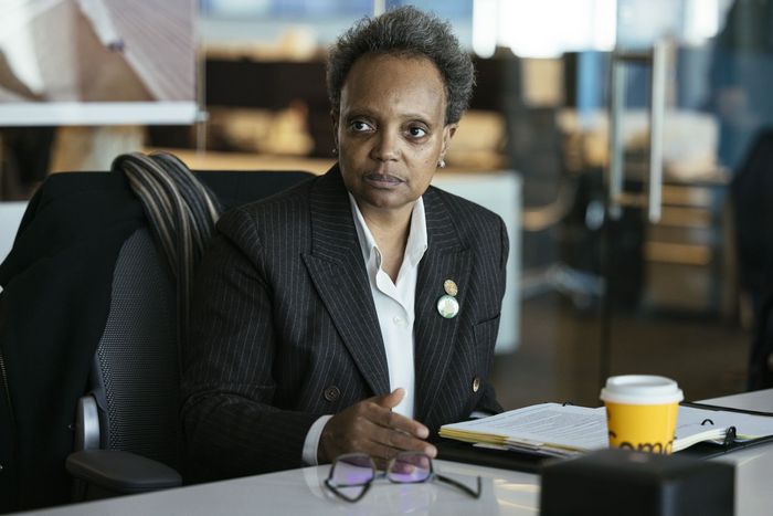 Lori Lightfoot sparred with the police union and the powerful Chicago Teachers Union during her tenure. PHOTO: TAYLOR GLASCOCK/BLOOMBERG NEWS