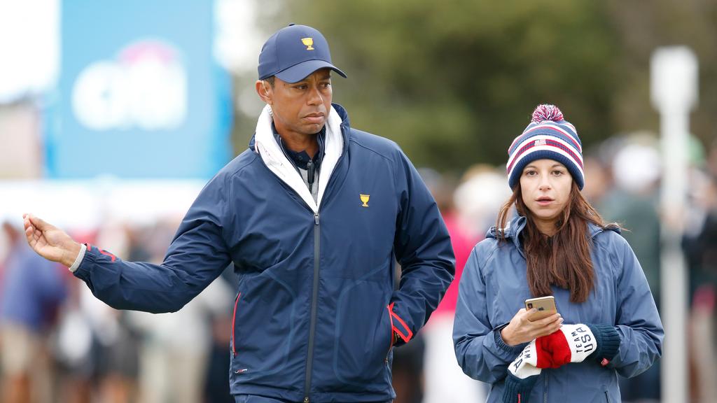 Tiger Woods is in a legal battle with his ex-girlfriend Erica Herman. (Photo by Darrian Traynor/Getty Images)