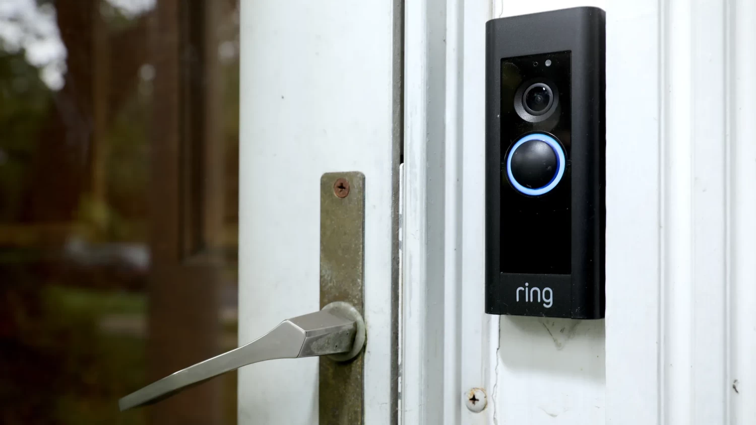 A Ring doorbell device in Silver Spring, Maryland, in August 2019. Photo: Chip Somodevilla/Getty Images