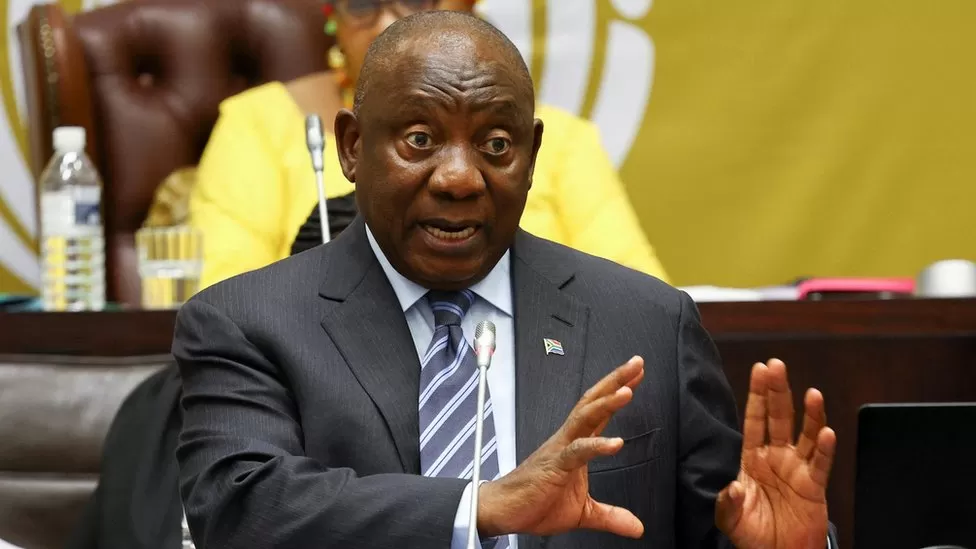 REUTER / South African President Cyril Ramaphosa told parliament his government was looking into the claims