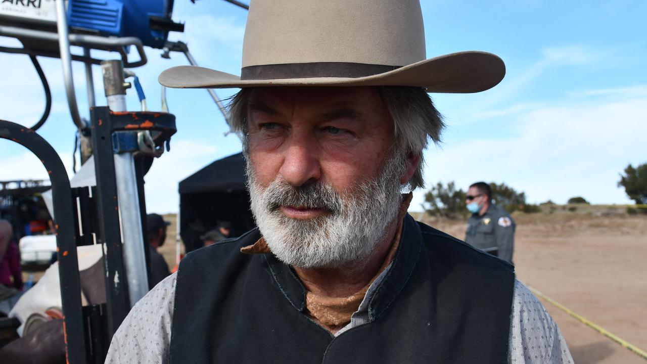 Actor Alec Baldwin being processed after the death of cinematographer Halyna Hutchins at the Bonanza Creek Ranch in Santa Fe, New Mexico. (Photo by Santa Fe County Sheriff's Office / AFP)