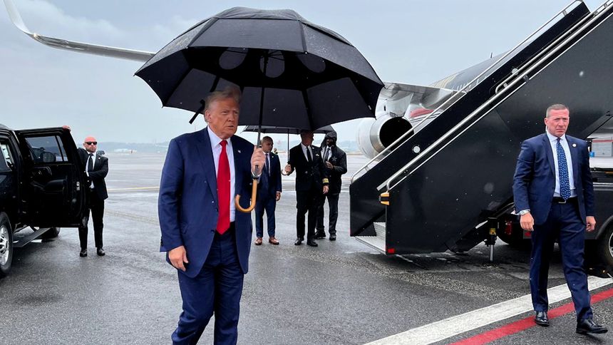 Former President Donald Trump pleaded not guilty to four criminal charges stemming from his efforts to overturn the 2020 election. Photo: Alex Leary/The Wall Street Journal