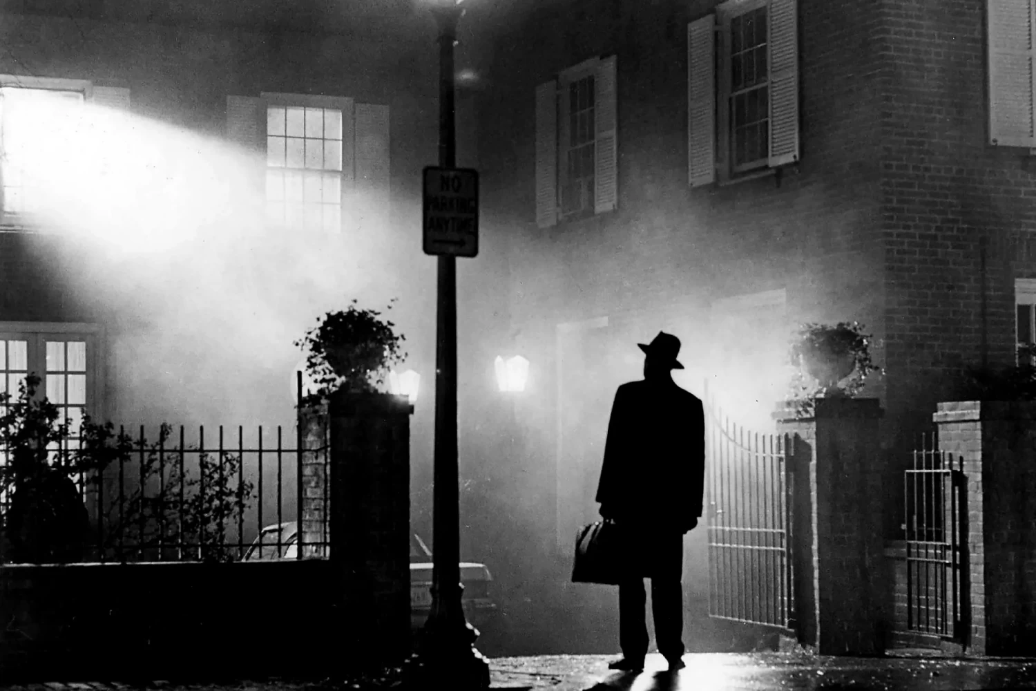 Father Merrin (Max von Sydow) in a scene from “The Exorcist.” (Warner Bros.)