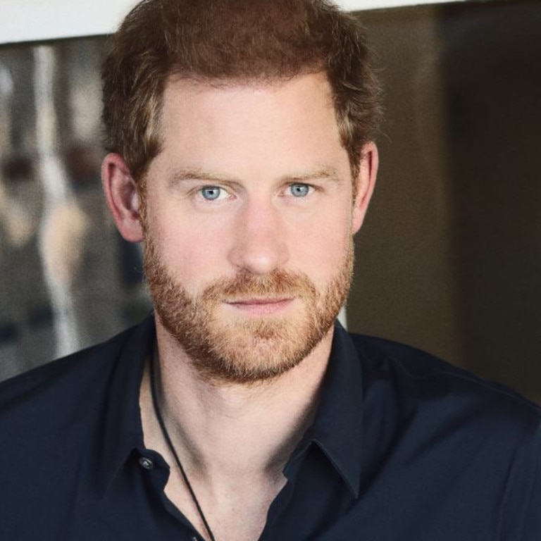 Prince Harry's new headshot on the BetterUp company page shows him sporting a full head of hair. Picture: BetterUp