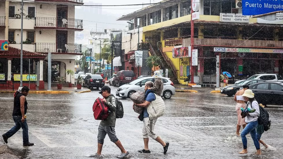 SHUTTERSTOCK, Before the storm intensified into a hurricane on 17 August, heavy rains reached southern Mexico, the National Meteorological Service (SMN) reported