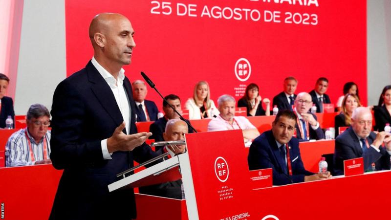 Pressure has been growing on Luis Rubiales from many quarters