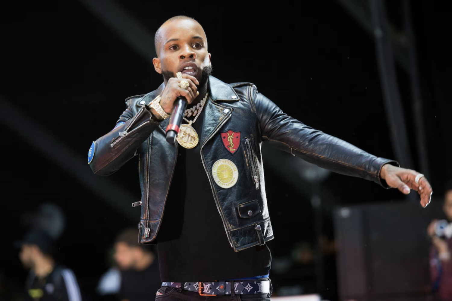 Rapper Tory Lanez performs in 2018 at MetLife Stadium in East Rutherford, N.J. He was convicted last year of shooting hip-hop star Megan Thee Stallion in 2020. (Scott Roth/Invision/AP)