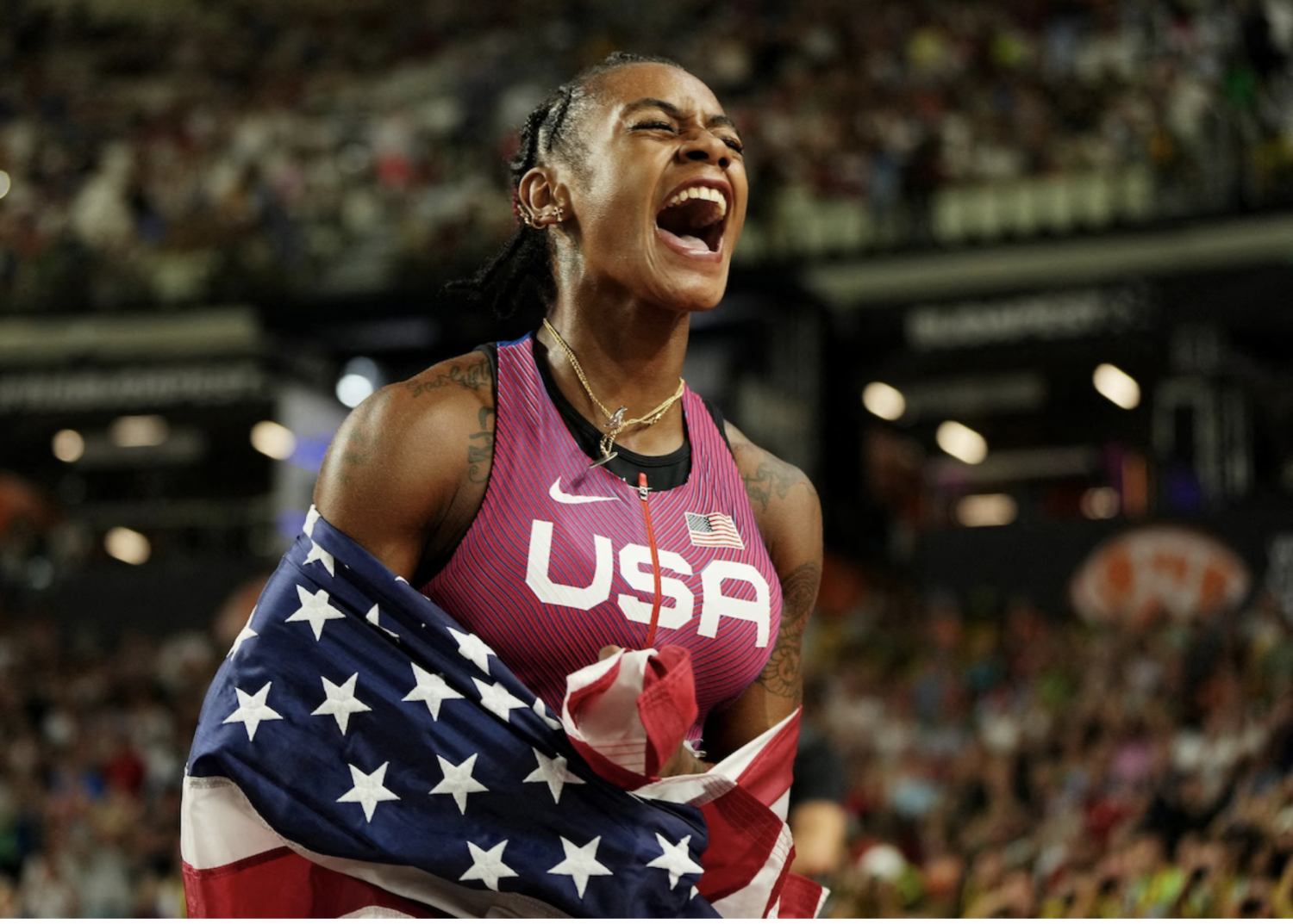 Sha’Carri Richardson breaks through with 100-meter world championship
