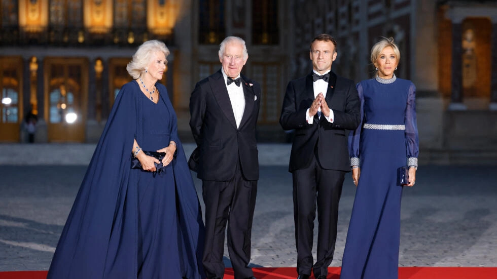 In pictures: Macron hosts King Charles for lavish Versailles banquet