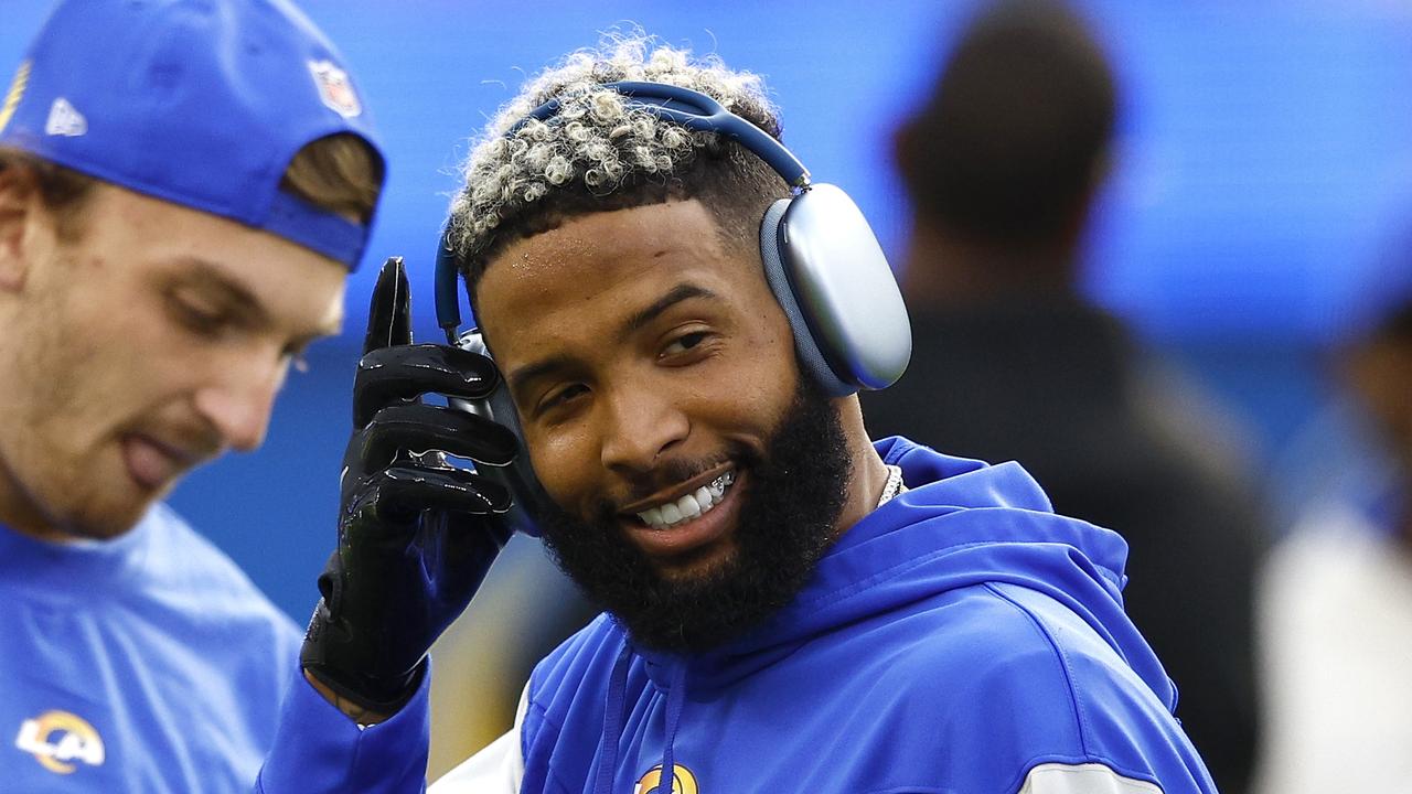 Odell is living it up. (Photo by Ronald Martinez/Getty Images)