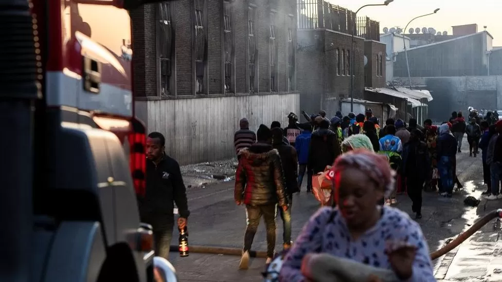 Johannesburg fire 'wake-up call', President Ramaphosa says
