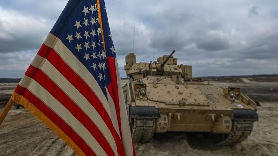 GETTY IMAGES  / The US has given almost $50bn in military assistance to Ukraine