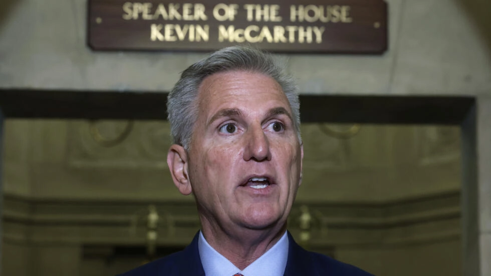 Republican House Speaker Kevin McCarthy said he had given the green light for the opening of an impeachment inquiry against President Joe Biden. © Chip Somodevilla, Getty Images/AFP