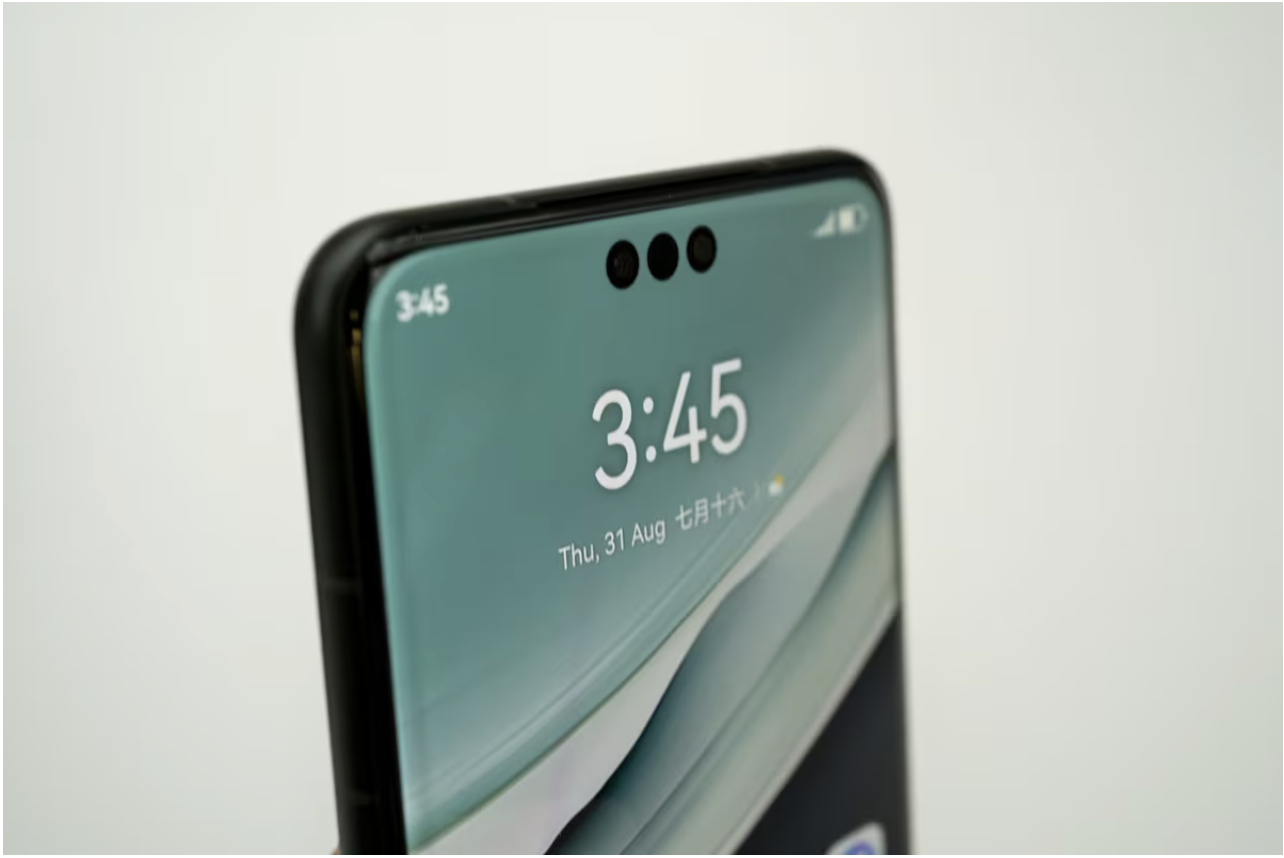 A Huawei Technologies Co. Mate 60 Pro smartphone. Chinese state media jumped aboard a groundswell of national pride surrounding Huawei’s latest smartphone, portraying the gadget as a technological marvel that delivered a much-needed victory over U.S. sanctions. (Justin Chin/Bloomberg News)