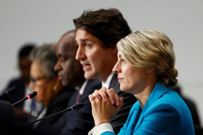 Canadian Foreign Minister Mélanie Joly said Canada wouldn’t retaliate. PHOTO: BLAIR GABLE/REUTERS