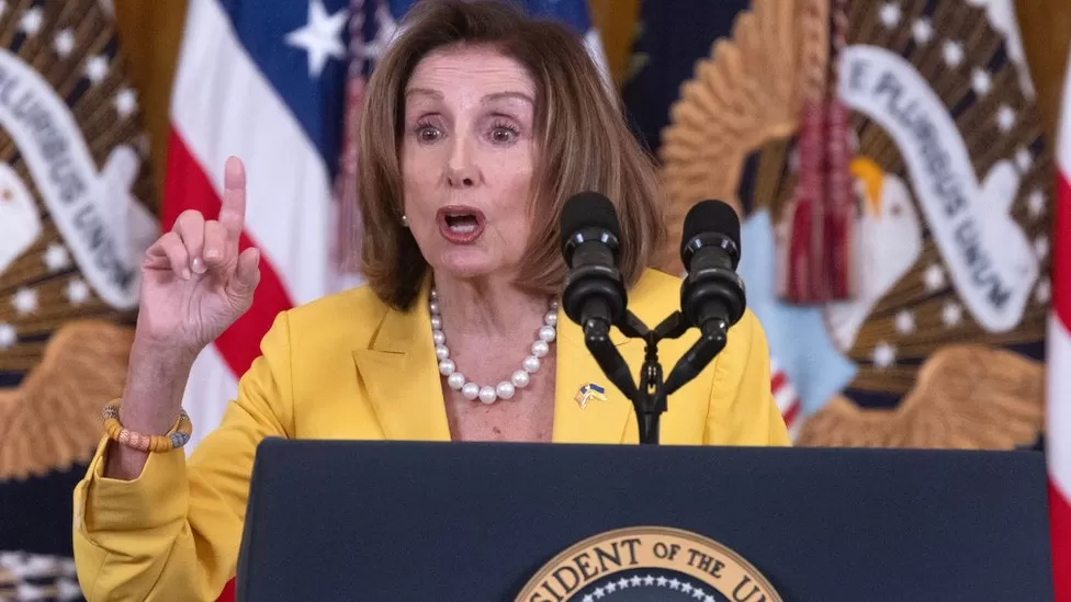 MICHAEL REYNOLDS/EPA-EFE/REX/SHUTTERSTOCK | Nancy Pelosi said the decision to evict her was a "sharp departure from tradition"