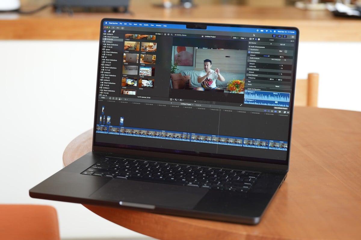 The M3 Max MacBook Pro (above) has surpassed the M2 Max’s processing power, graphics, audio and battery life, and leads the market in laptop CPUs and GPUs, as well as outperforming many PCs. Photo: Ben Sin