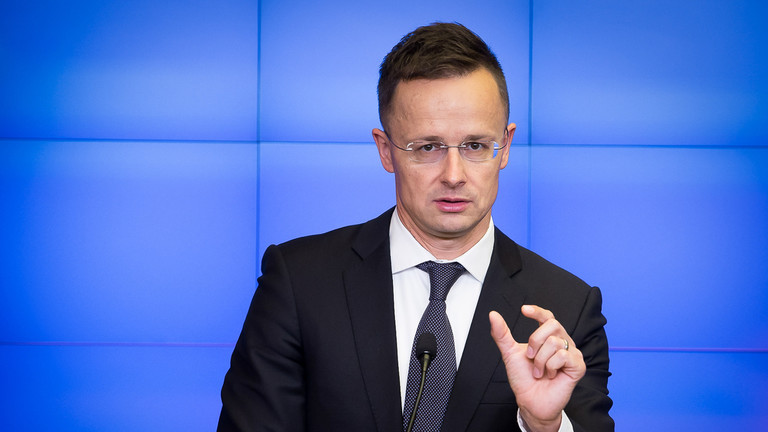 Hungarian Foreign Minister Peter Szijjarto ©  Mateusz Wlodarczyk - NurPhoto via Getty Images Conditions are simply not right for the European Union to consider membership for Ukraine, Hungarian Foreign Minister Peter Szijjarto said on Wednesday, commentin