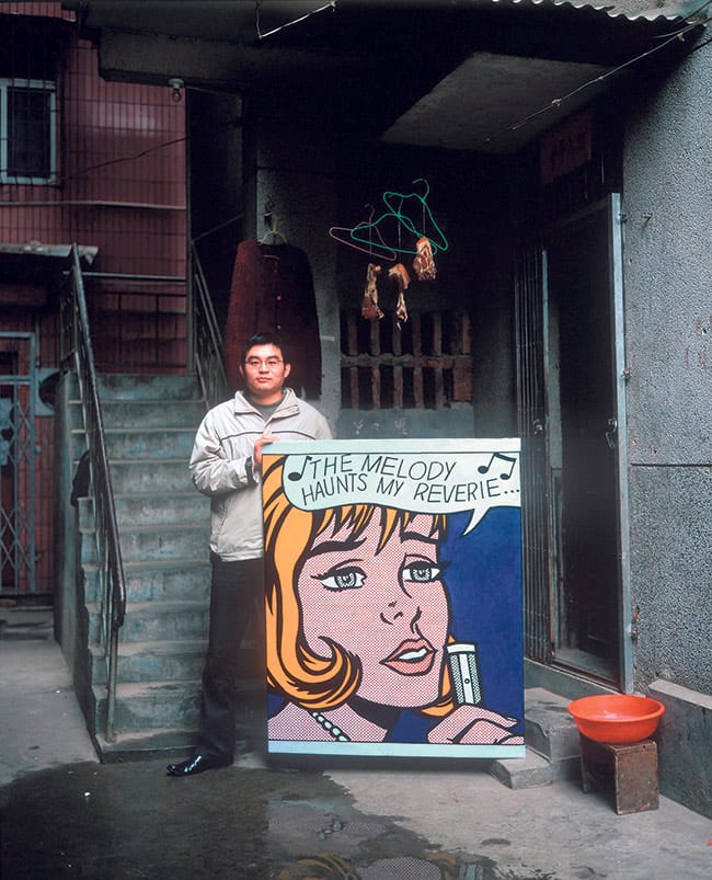 Michael Wolf. – « Copy art, Roy Lichtenstein », Dafen, Chine, 2006 © Michael Wolf / LAIF-REA