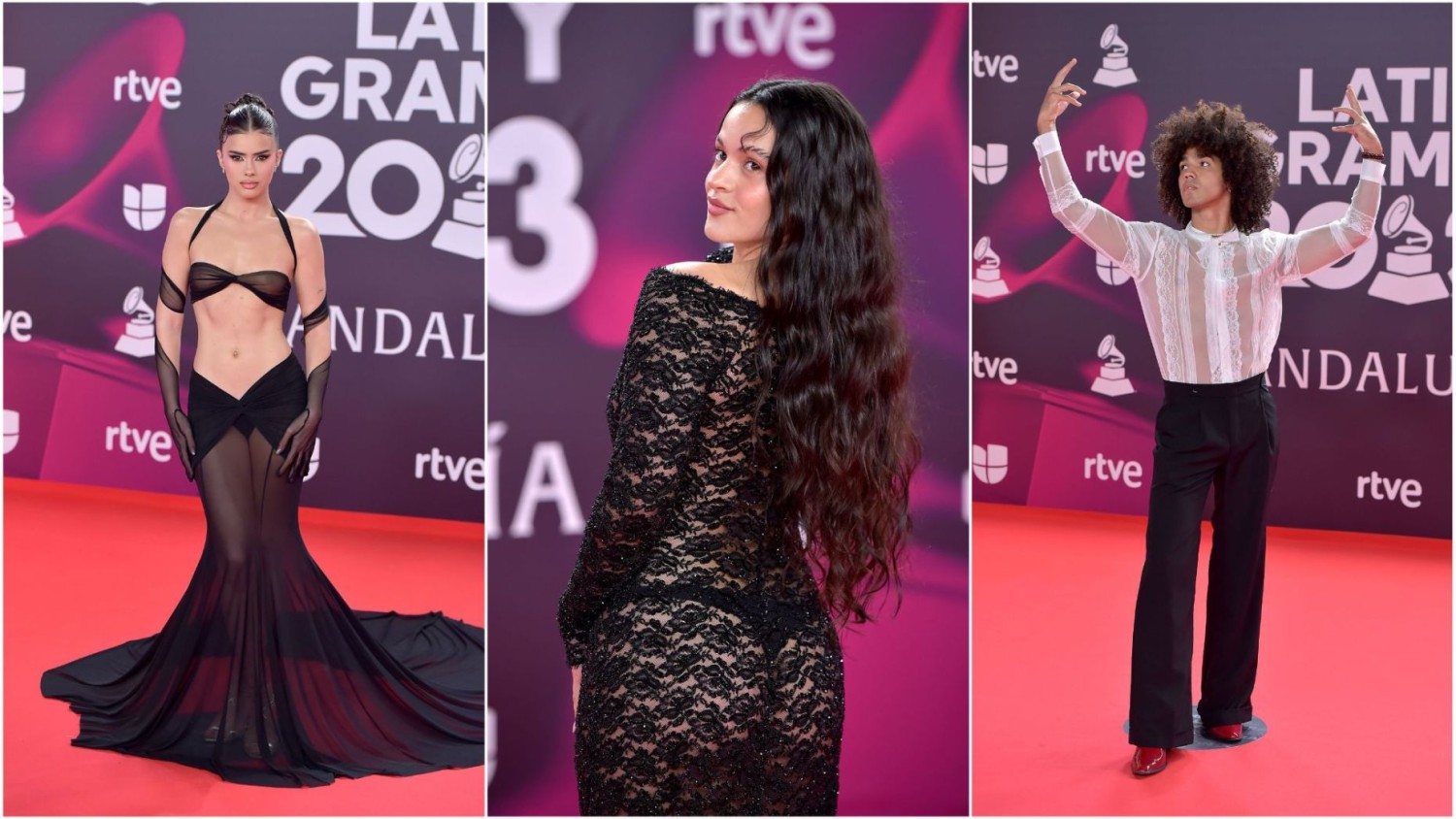 Stars hit the red carpet for the 2023 Latin Grammy Awards.