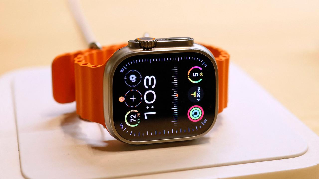 Some models of the Apple Watch will no longer be available for sale in the US due to an ongoing patent dispute. Picture: Michael M. Santiago/Getty Images/AFP.