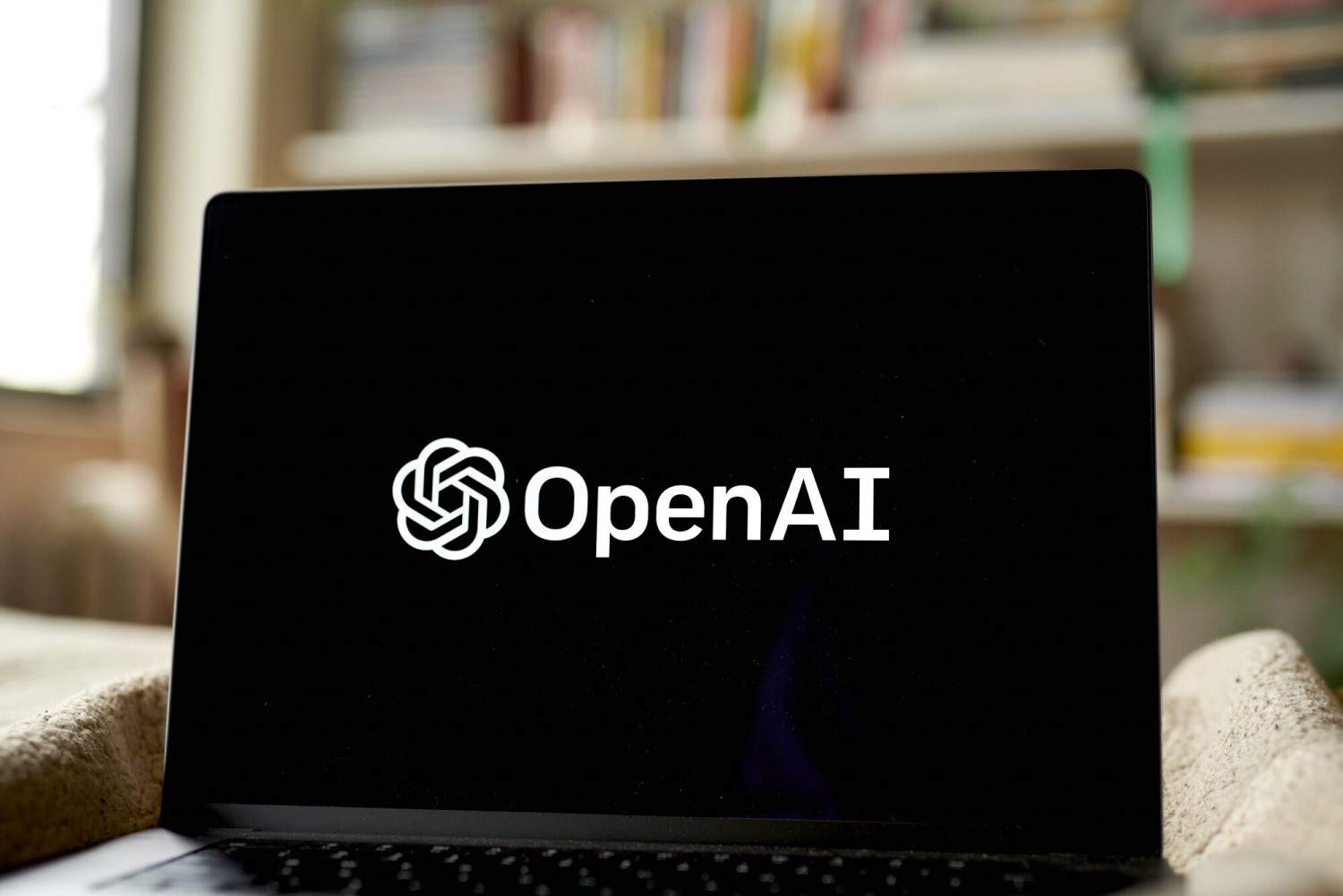 The OpenAI logo.Photographer: Gabby Jones/Bloomberg