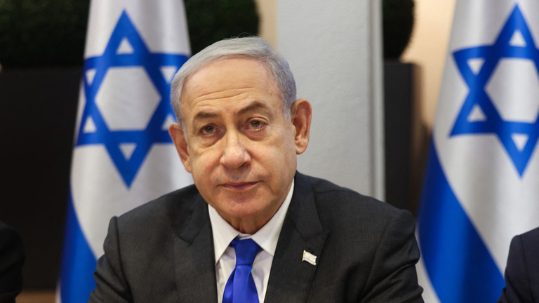 FILE PHOTO: Israeli Prime Minister Benjamin Netanyahu on December 17, 2023. ©  Menahem KAHANA / POOL / AFP