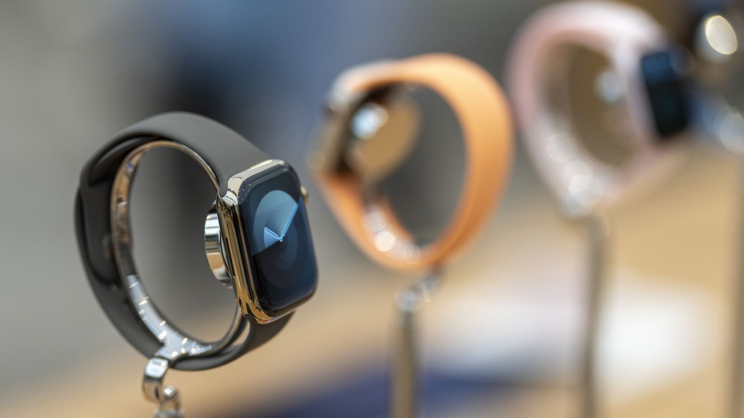 The Apple Watch Series 9 on display in store on September 22 in Milan, Italy. Ming Yeung/Getty Images