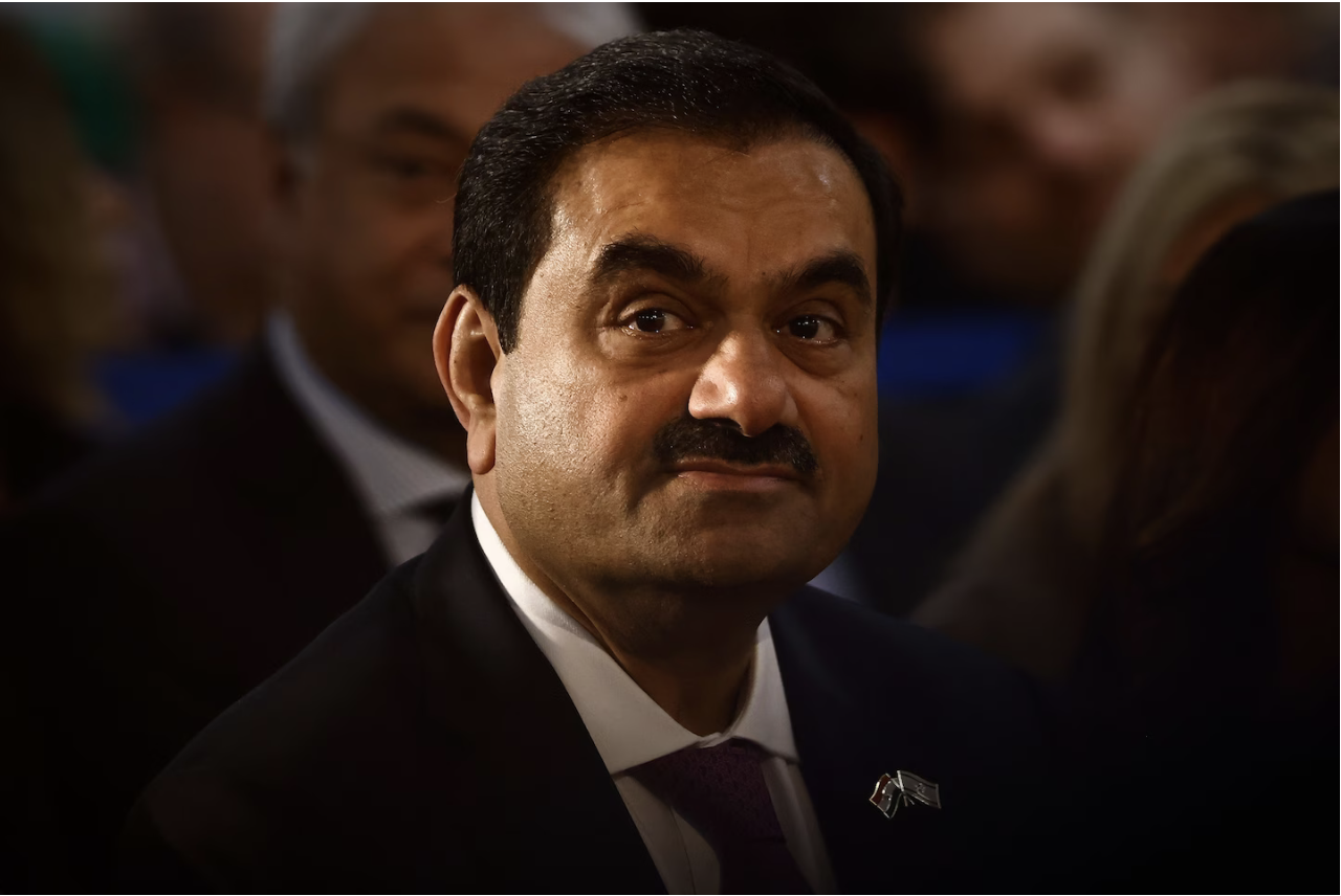 Indian billionaire Gautam Adani, above, is a longtime ally of Prime Minister Narendra Modi. Journalists investigating their ties are among the more than 20 people who received recent warnings from Apple that government hackers probably tried to break into their iPhones. (Kobi Wolf/Bloomberg News)