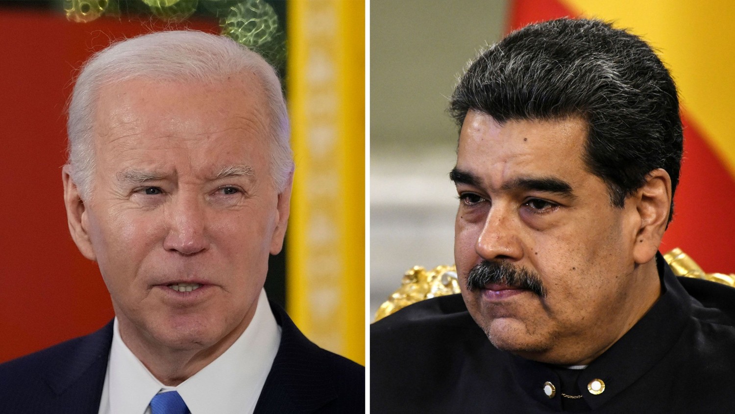 US President Joe Biden and Venezuelan President Nicolas Maduro. Getty Images