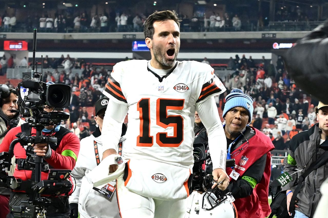Joe Flacco has Browns fans dreaming of their first Lombardi Trophy. NICK CAMMETT/GETTY IMAGES