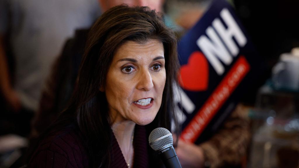 DeSantis described remaining Republican candidate Nikki Haley as a “repackaged form of warmed-over corporatism”. Picture: Chip Somodevilla / Getty Images via AFP