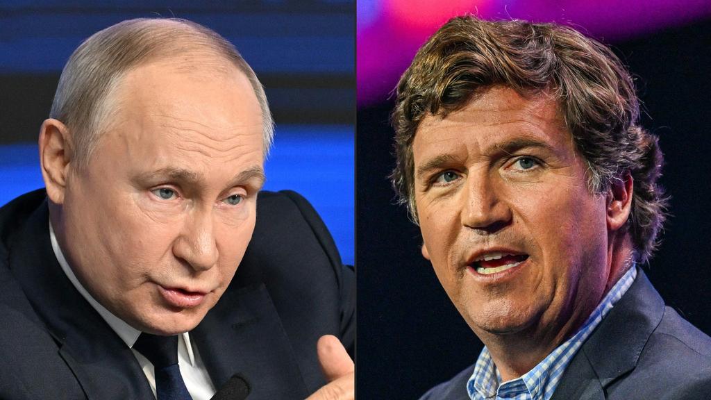 Tucker Carlson said on February 6, 2024 he was in Moscow to interview Russian President Vladimir Putin.