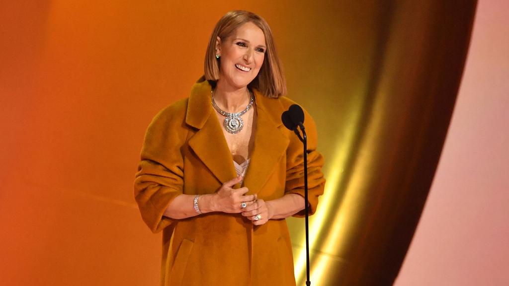 Celine Dion made a surprise appearance at the Grammys to show that her illness, Stiff-Person syndrome, is not a “death sentence”, friends say. Picture: AFP