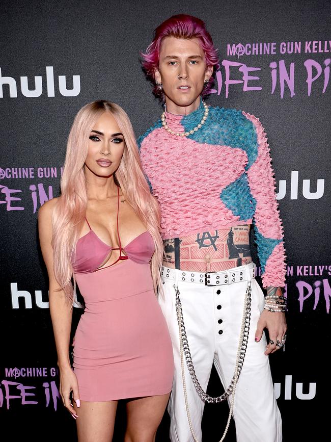 While she often walks the red carpet with her fiance, Machine Gun Kelly, the rapper was not in attendance at the event. Picture: Getty