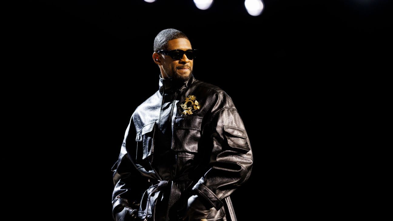 Usher will take the stage for the Super Bowl LVIII halftime show. Ryan Kang/Getty Images