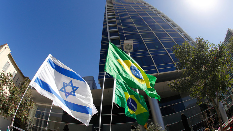 File photo: The Brazilian embassy in Tel Aviv, Israel. ©  JACK GUEZ / AFP
