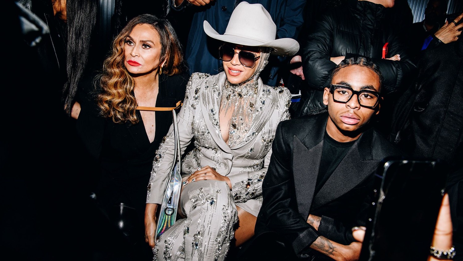 See what celebrities wore to New York Fashion Week, including Beyoncé’s surprise appearance in Brooklyn