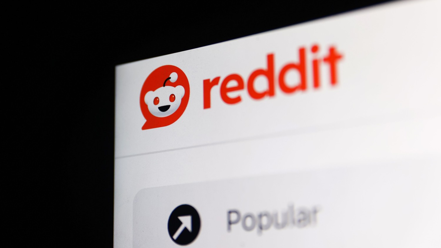 Reddit logo on the website displayed on a laptop screen. Reddit on Thursday filed to go public, nearly 20 years after its launch. Jakub Porzycki/NurPhoto/Getty Images