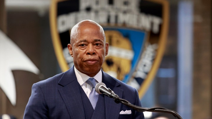New York Mayor Eric Adams said he wants the city's sanctuary laws to be adjusted to allow migrants who commit felonies to be turned over to ICE and deported. (Luiz C. Ribeiro for NY Daily News via Getty Images)