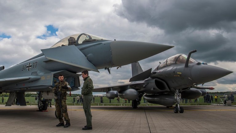 FILE PHOTO: The Rafal fighter of the German Air Force. ©  AFP / JOHN MACDOUGALL