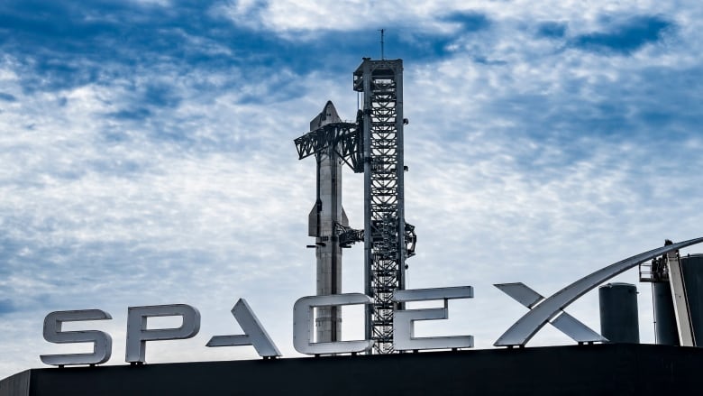 SpaceX's Starship sits on the launch pad in Boca Chica, Texas, ahead of its flight on Thursday. (SpaceX/X)