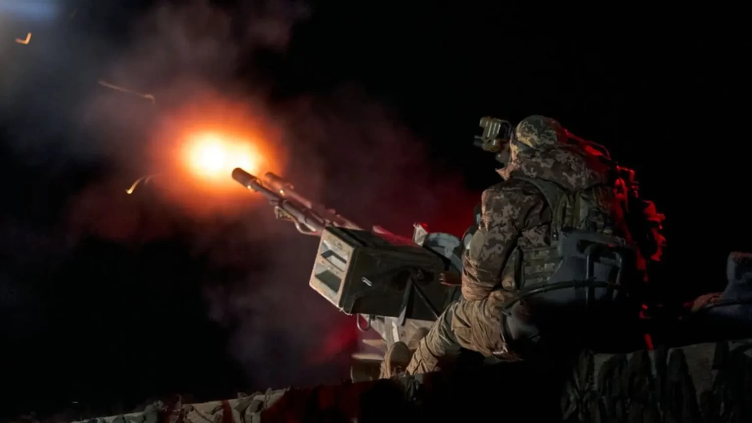 Getty Images, Ukraine gunner in action in an undisclosed location in Ukraine this week