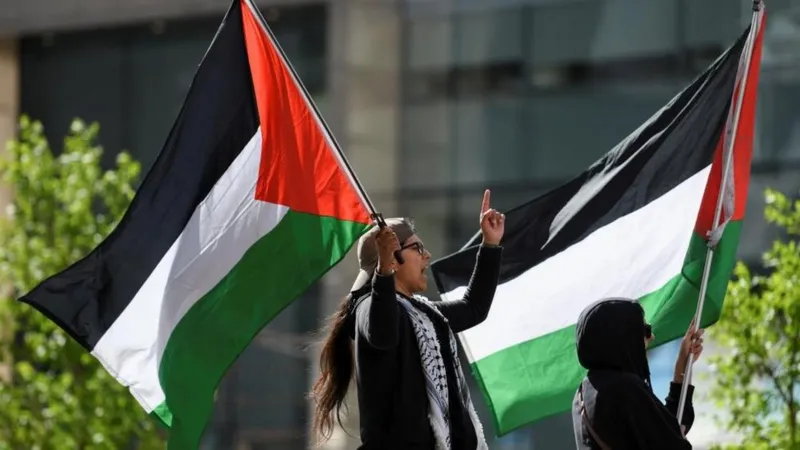 Palestine has had limited status at the UN since 2012. Reuters