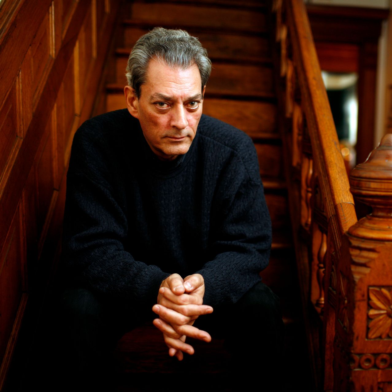 Paul Auster wrote more than 30 books and was shortlisted for the Booker Prize. TIMOTHY FADEK/CORBIS/ GETTY IMAGES