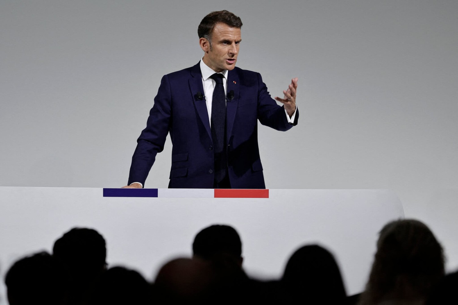President Emmanuel Macron in Paris on Wednesday.Credit...Stephane De Sakutin/Agence France-Presse — Getty Images