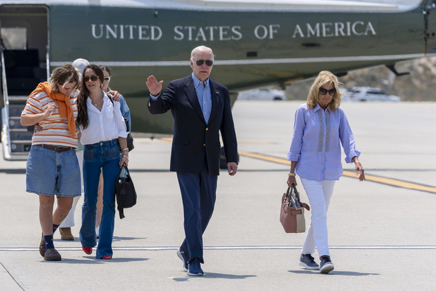 With Biden aides believing that voters have largely not yet tuned into the general election campaign, the ad represents an opening salvo in their messaging against Trump. | Alex Brandon/AP