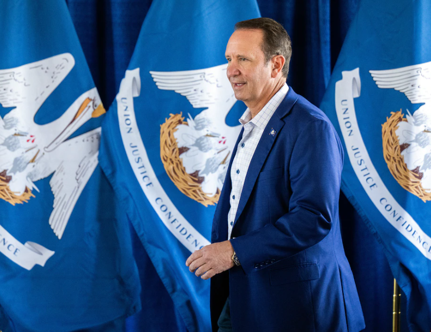 Jeff Landry, then Louisiana's Republican governor-elect, on Oct. 25 in Lafayette. (Leslie Westbrook/The Advocate )